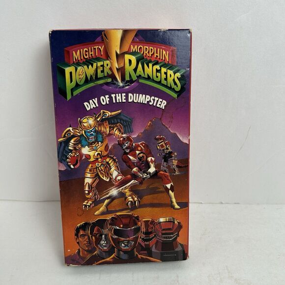 Mighty Morphin Power Rangers Day of the Dumpster Vintage 1993 VHS Tape - Picture 1 of 4